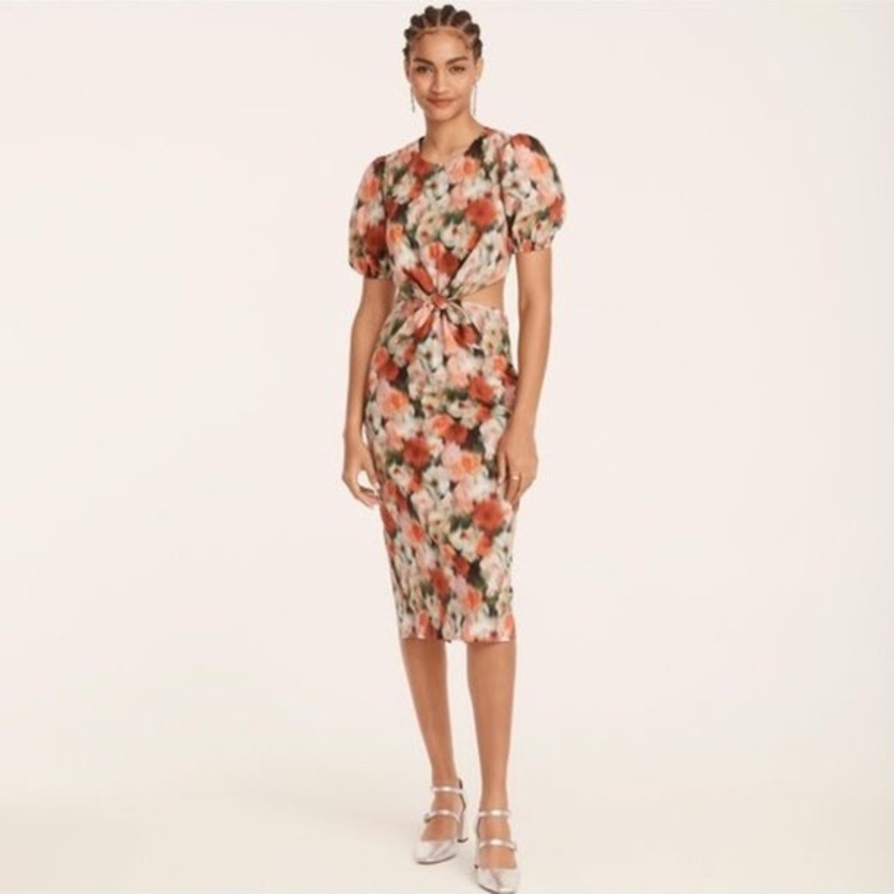 NWT J Crew Liberty of London Hazy Days cut out dress - Picture 2 of 4